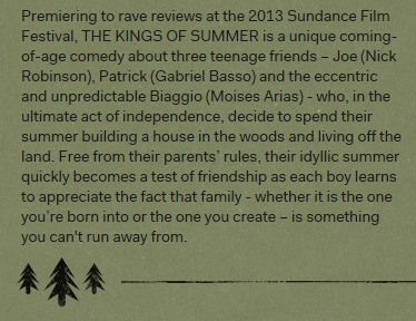 Kings of Summer Synopsis