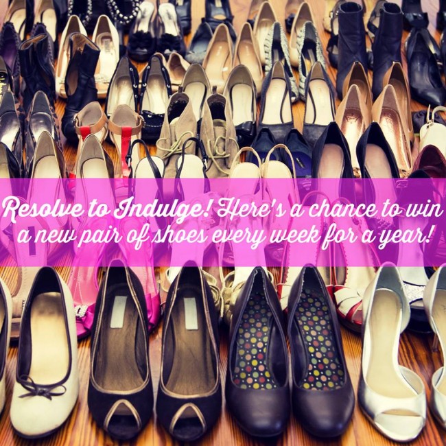Resolve to Indulge shoe prize