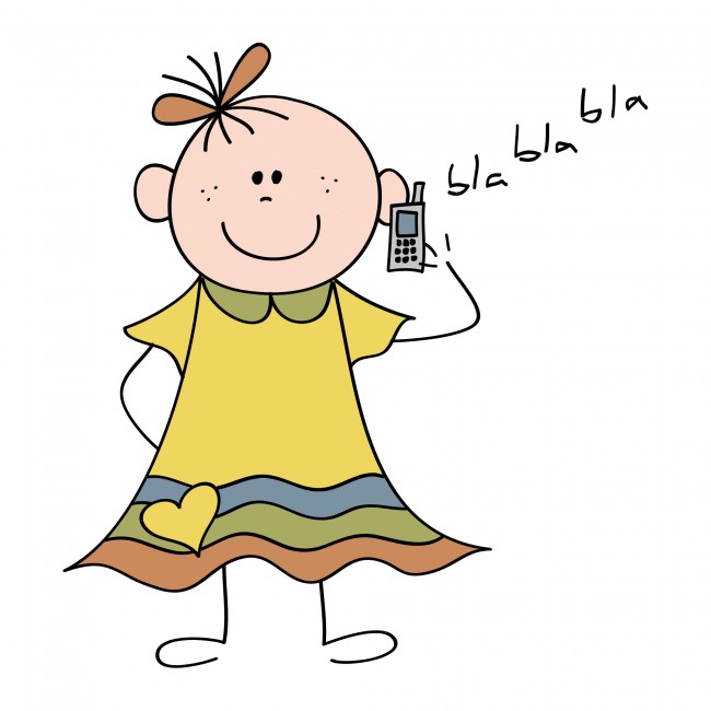 Child with phone
