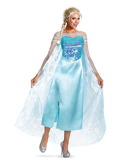 Elsa Deluxe Dress-Up Outfit - Women
