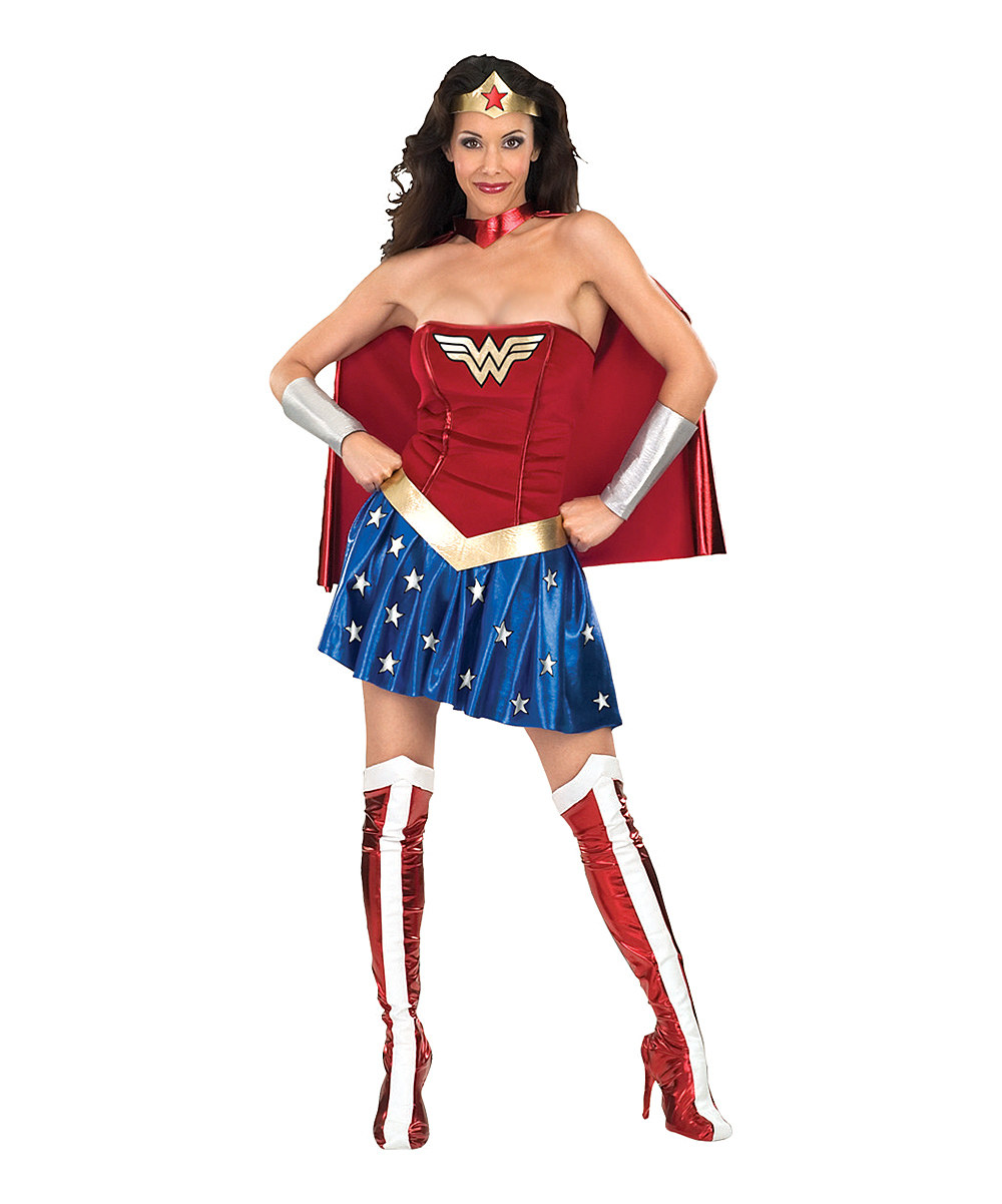 Wonder Woman Skirt Costume Set - Women