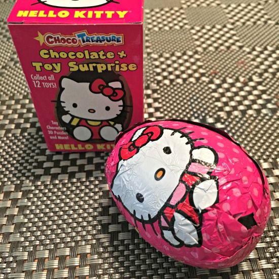 The Choco Treasure egg is about the size of a real jumbo egg.