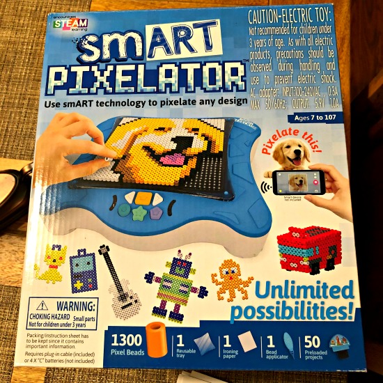 Cool crafting with the smART Pixelator Perler Beads Art Kit