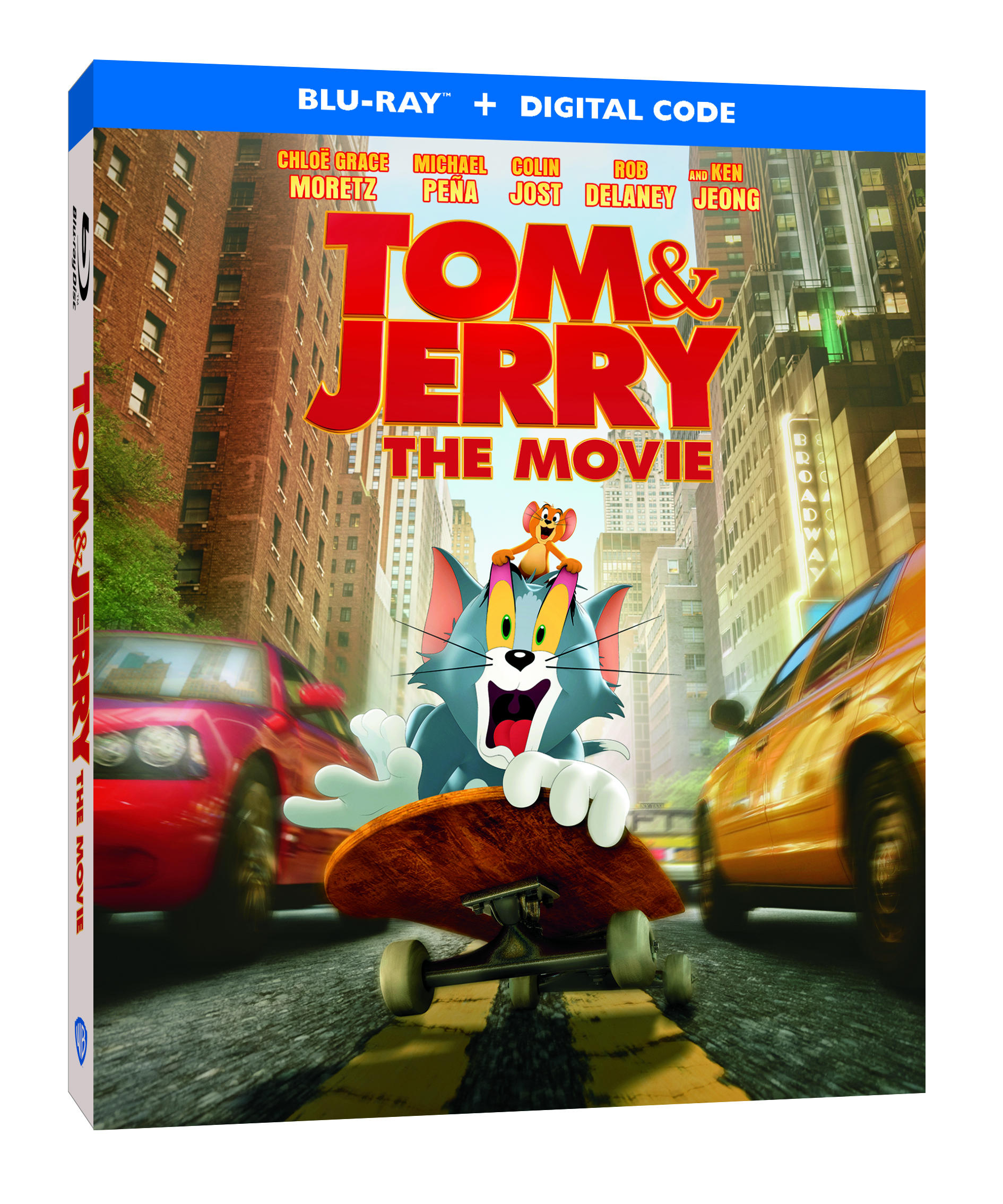 Tom and Jerry (the movie) is available today on Blu-ray, DVD and Digital